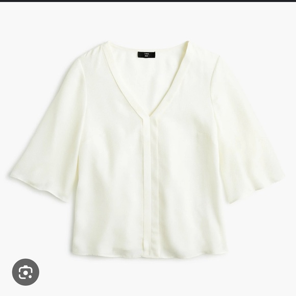 J. Crew hammered silk blouse - Picture 3 of 9